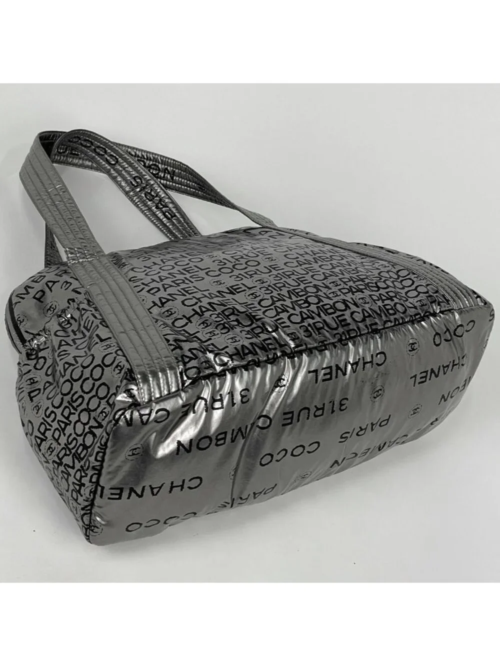 Chanel Unlimited Tote Nylon Silver